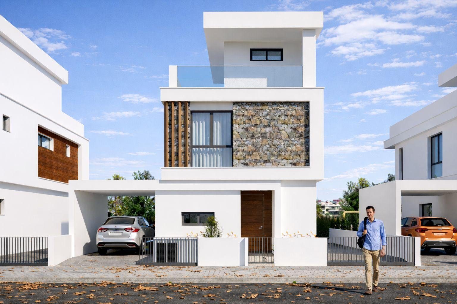Modern Villa Street Frontage