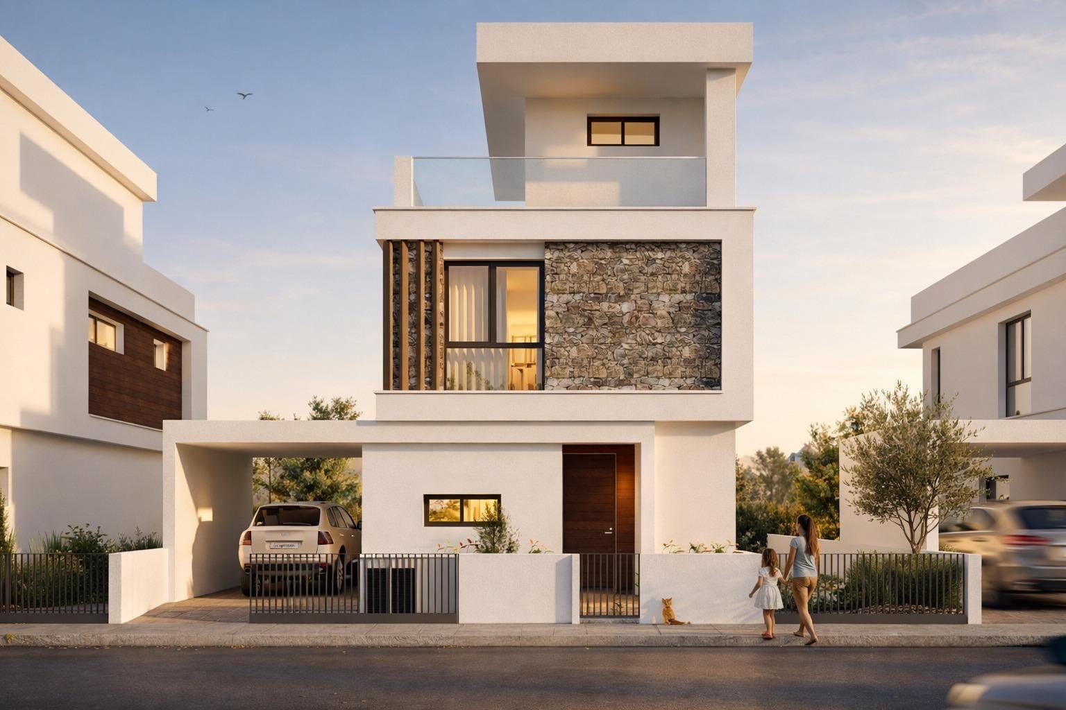 Villa Frontage & Entrance